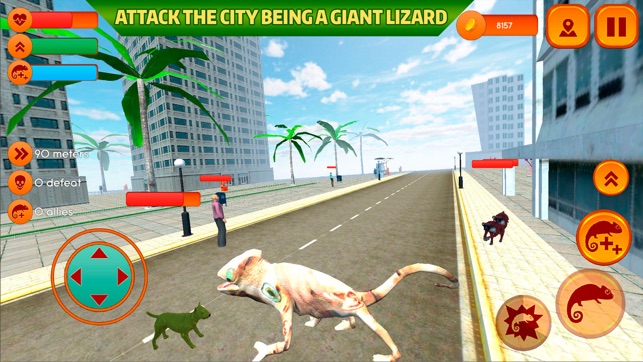 Scary Lizard City Invasion Sim(圖1)-速報App