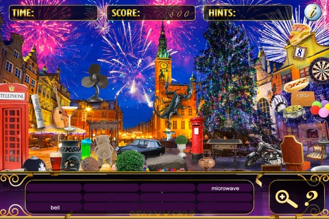 Hidden Objects Happy New Year Celebration Pic Time screenshot 4