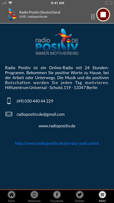 Radio Positiv Deutschland screenshot 2