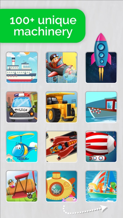 Cars,Planes,Ships! Puzzle Games for Toddlers. AmBa screenshot-3