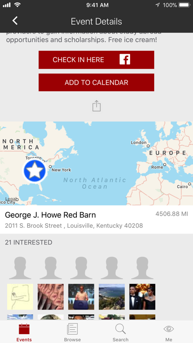 Screenshot #3 pour UofL Events
