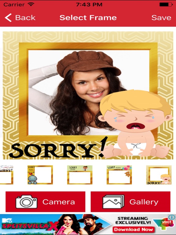 Screenshot #6 pour Sorry And Forgive Me Photo Frame