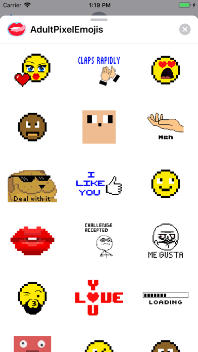 Adult Pixel Emojis screenshot 2