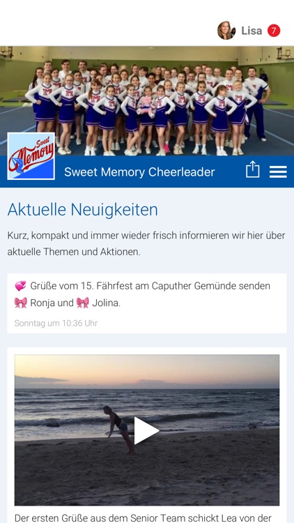 Sweet Memory Cheerleader