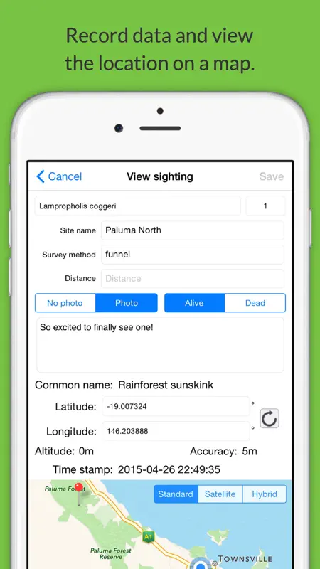 Sightings screenshot 3 of 4