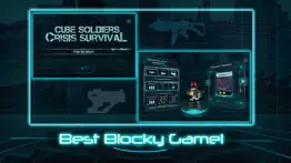 cube soldiers: crisis survival iphone screenshot 2