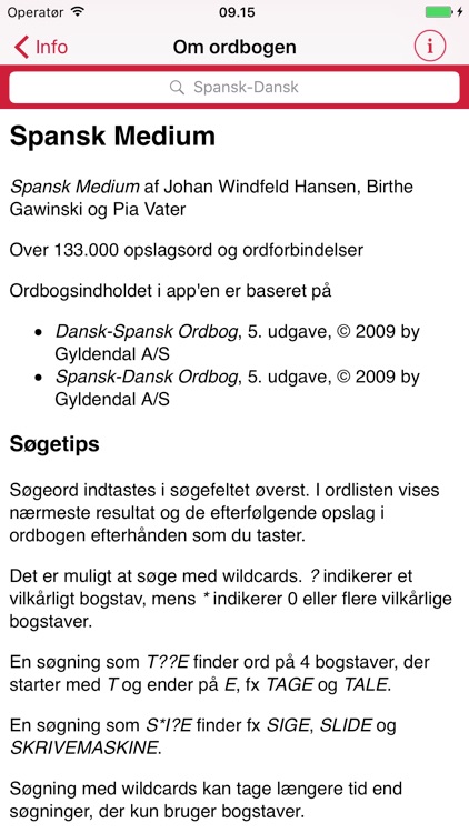 Gyldendal's Spanish Danish Dictionary - Medium screenshot-4