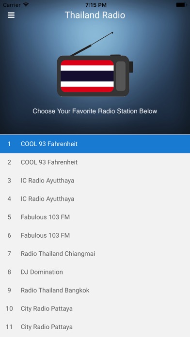 Thailand Radio Station Thai FM screenshot 2