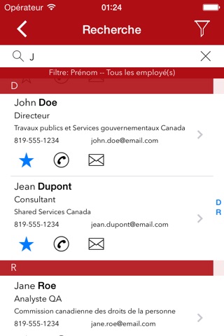 SAGE - Fonctionnaires Canada screenshot 3