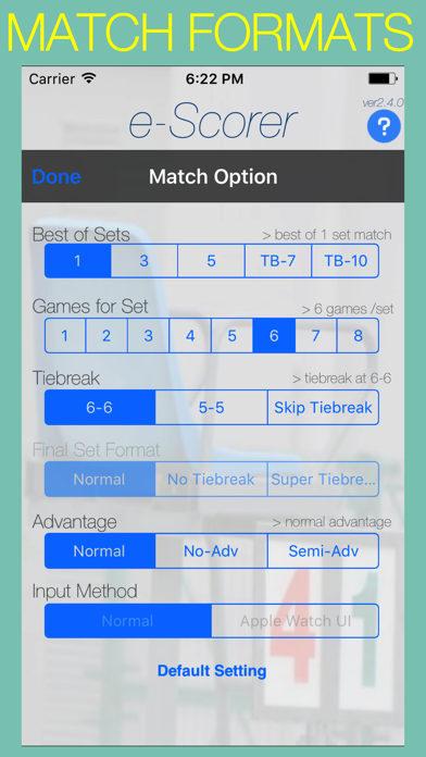 e-Scorer screenshot 4