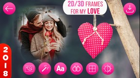 Valentine Photo Frames screenshot
