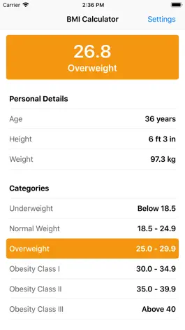 Game screenshot BMI Calculator - Easy Way hack