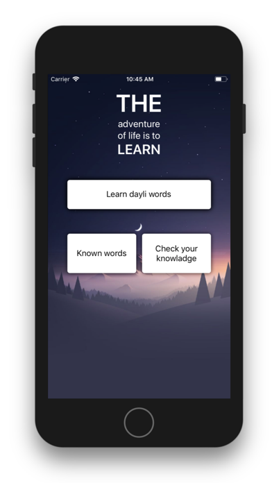 Five Words app screenshot