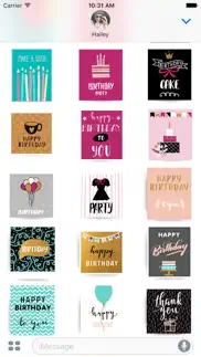 happy birthday stickers & card iphone screenshot 3