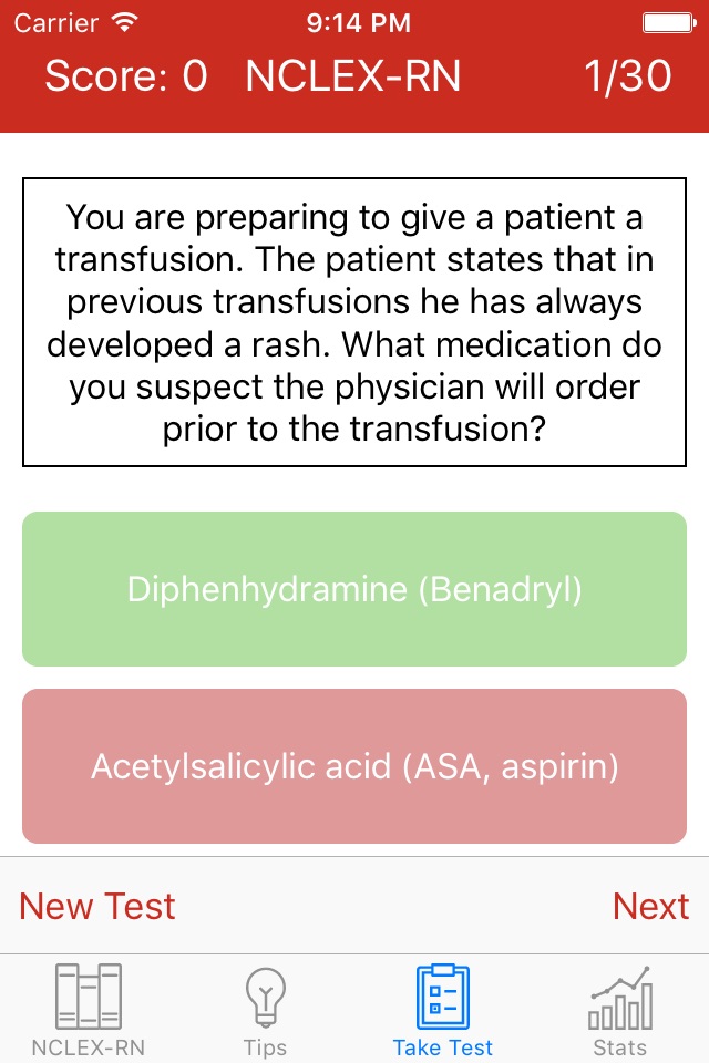 NCLEX-RN Tests screenshot 2