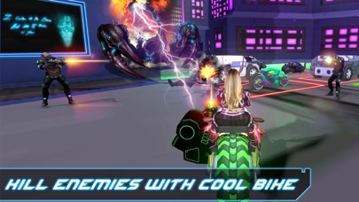 Sci fi Bike Shooting Galaxy screenshot 2