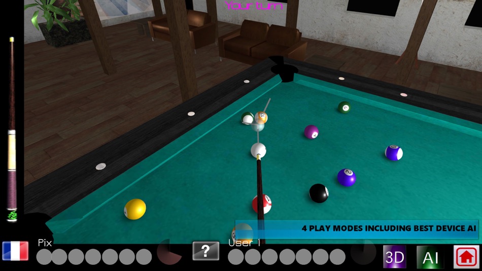 #1. 8 Ball OnLine 3D (iOS) โดย: Pix Arts
