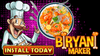 Screenshot #1 pour Biryani Maker:Girls Cooking Game