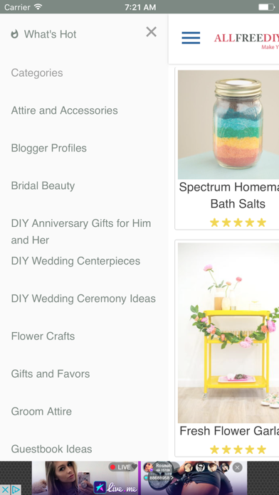 Screenshot #3 pour AllFreeDIYWeddings