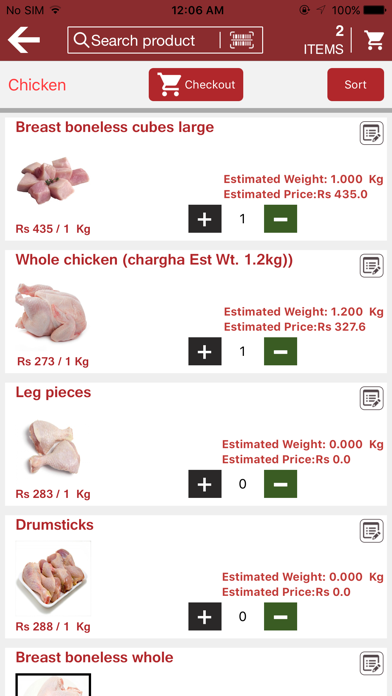 Meatonwheel iPhone screenshot 3 - Shopping app