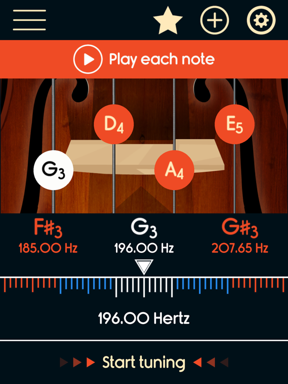 Screenshot #4 pour Master Violin Tuner