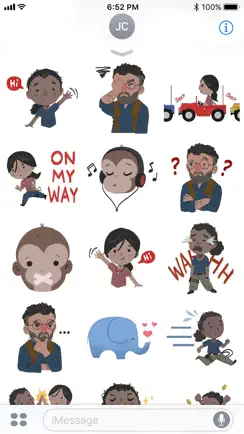 Uncharted: The Lost Legacy Stickers iPhone image 2