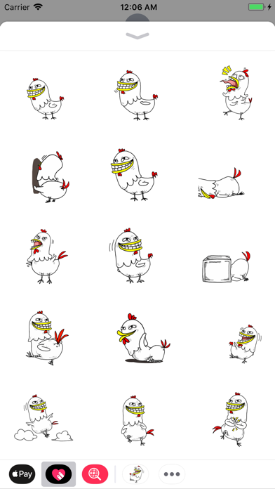 Fancy Chick Animated Stickers screenshot 2