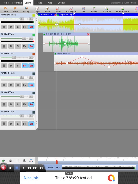 Express Mix Multitrack Mixer screenshot-3