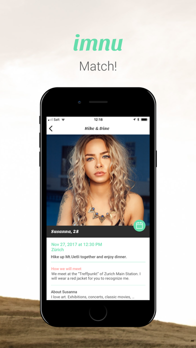 Imnu - the real date app screenshot 4