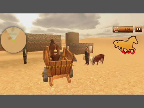 Impossible Horse Cart Driving