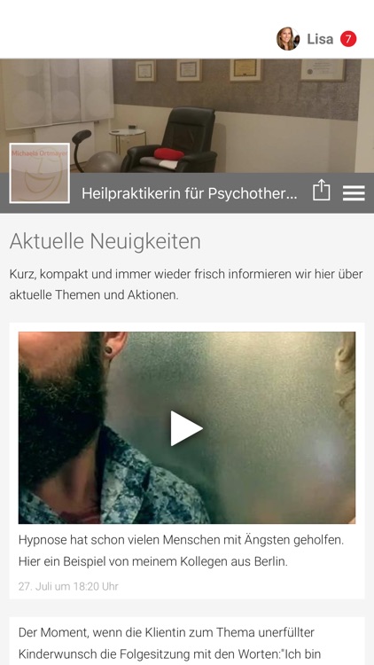 Hypnose Info Heilpraktikerin