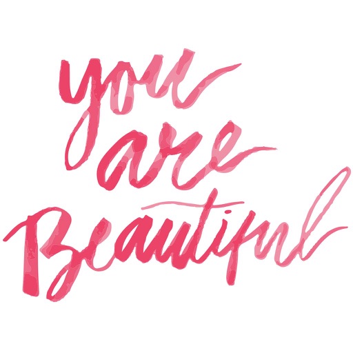 Beauty Love Quote Sticker Pack Icon