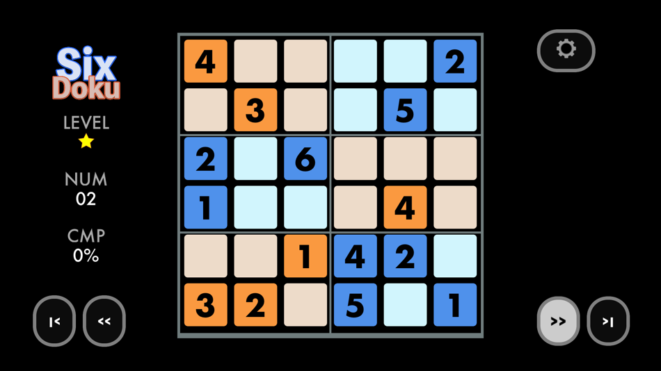 #1. Sixdoku (iOS) 由: Alexia Bono Vilar
