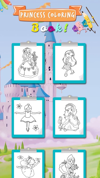 Paint Princess Coloring Book