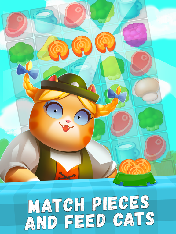 Cat Angel: match 3 adventure