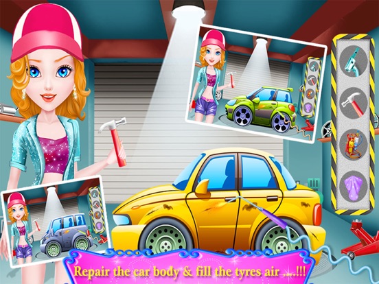 Hills Racing Cars Wash Cleanup iPad screenshot