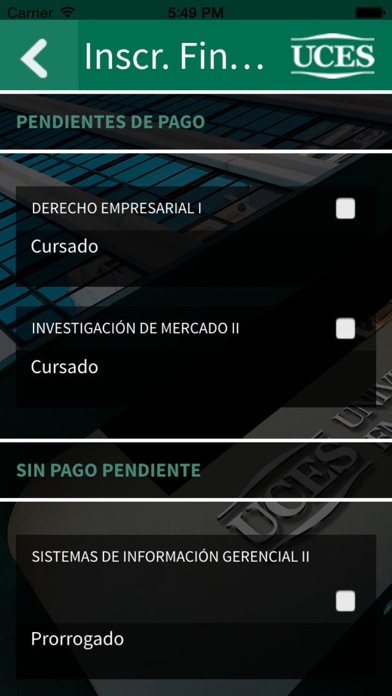 Screenshot #3 pour UCES Mobile