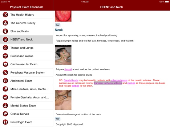 Screenshot #5 pour Physical Exam Essentials