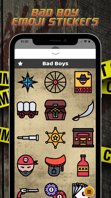 Bad Boy Emoji Stickers screenshot 2