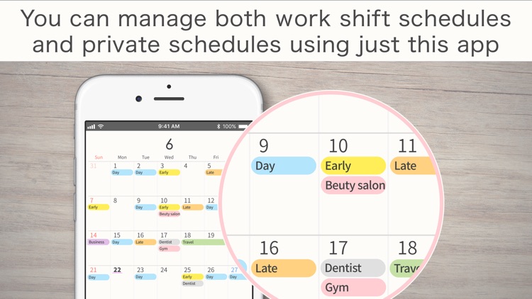 SHIFTAR: Shift Worker Calendar