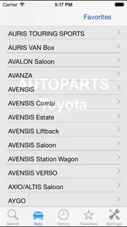 autoparts for toyota iphone screenshot 2