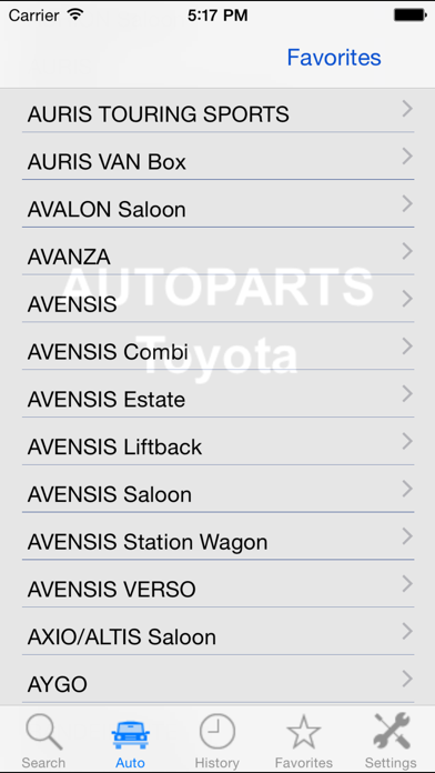 Autoparts for Toyota Screenshot