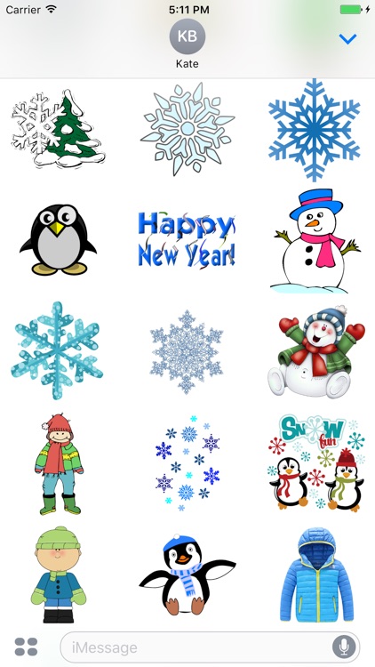 Fun Season Winter for iMessage