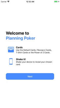 Agile Planning Poker Cards screenshot 1