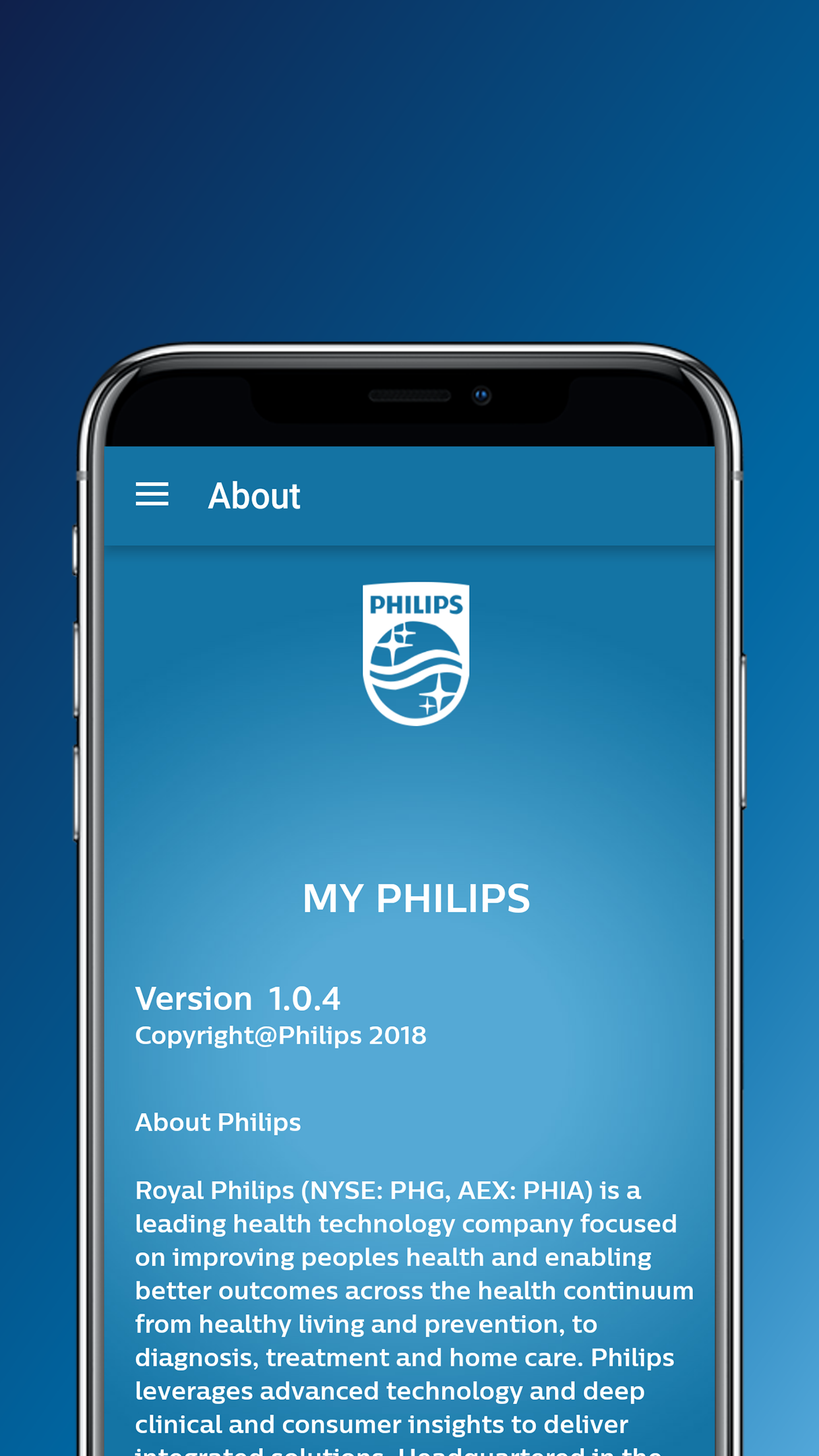 My Philips App