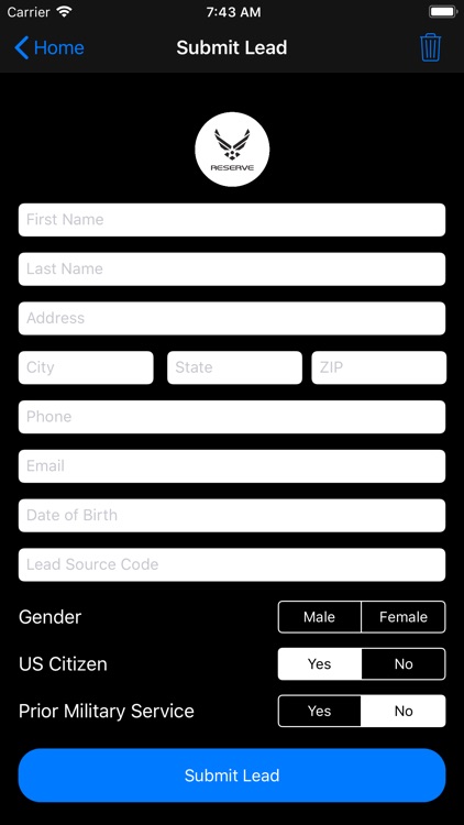 Air Force Reserve MLC