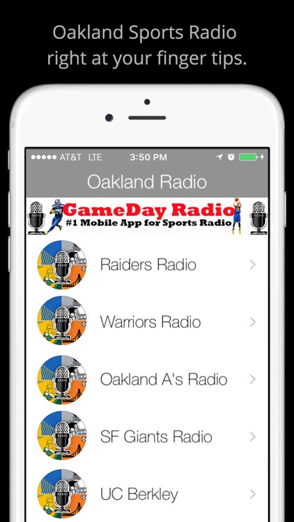 Oakland GameDay Radio - Raiders Warriors A's