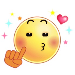 Adorable Face Emoji Sticker