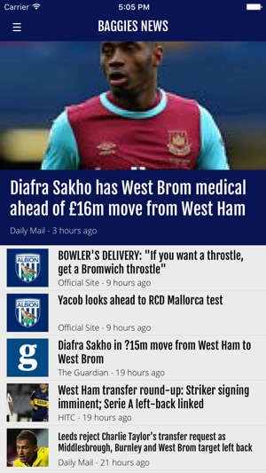 FN365 - West Brom News Edition(圖2)-速報App