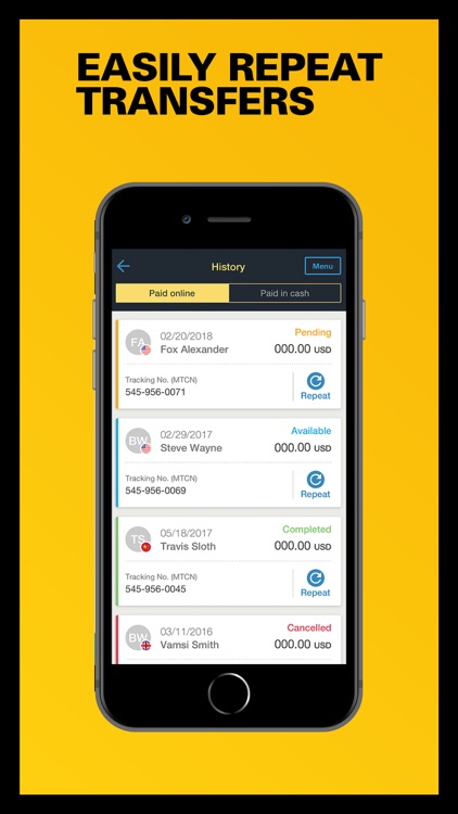 WesternUnion US Money Transfer